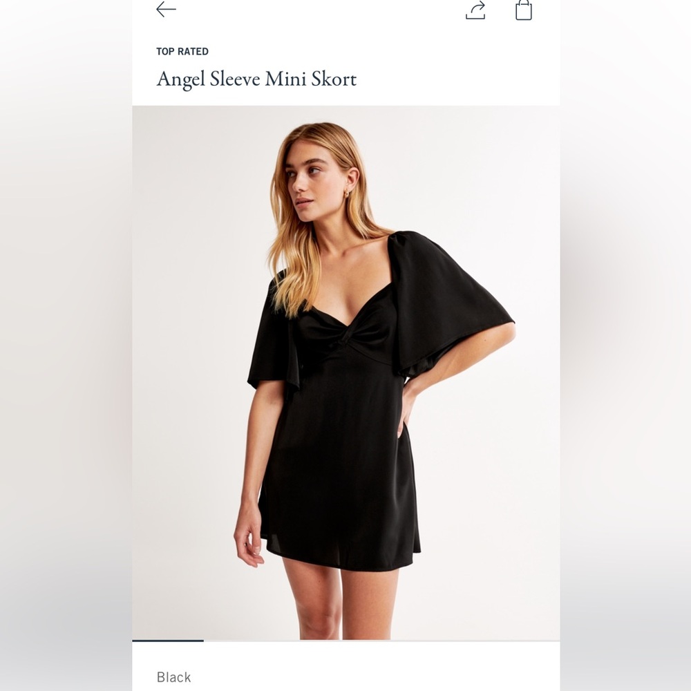 Abercrombie Angel Sleeve Miniskort